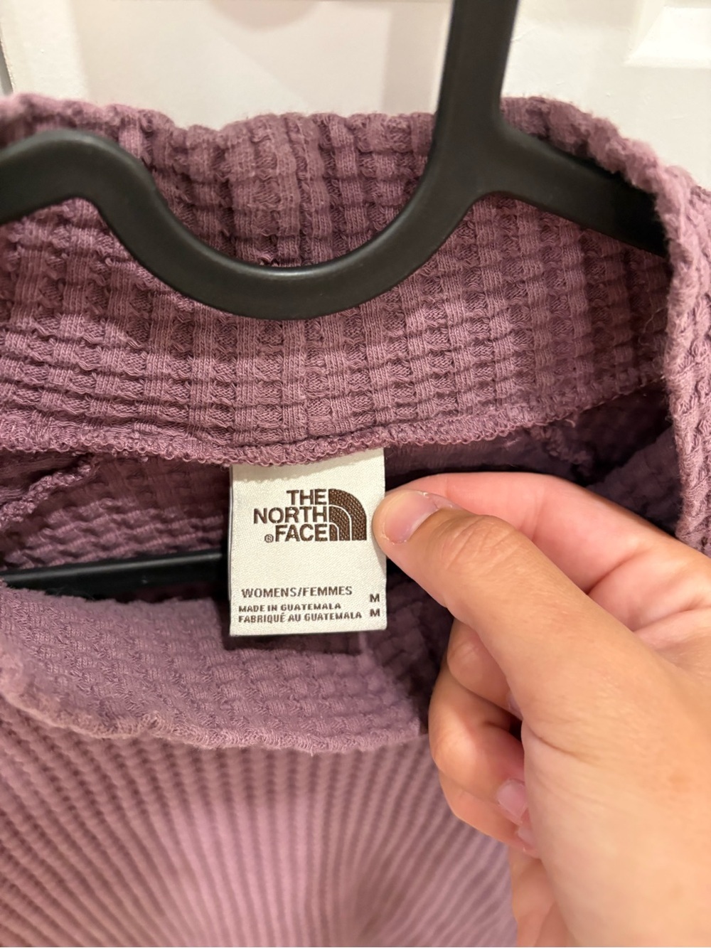 The North Face Waffle-Knit Mock Neck Sweater - Mauve Plum - Picture 2 of 7